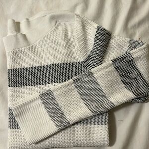 Market & Spruce Tawnee Cotton Blend Waffle Stitch Sweater